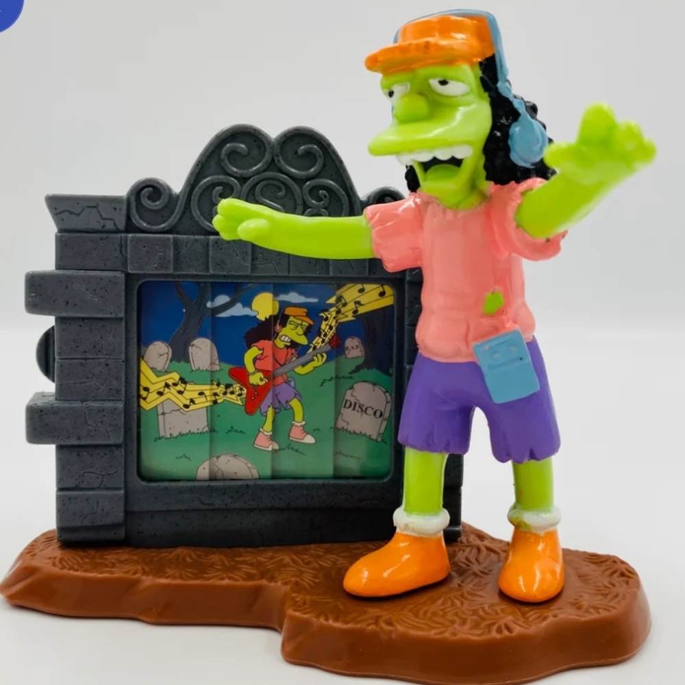 The Simpson's Creepy Classics Burger King Meal Toy Zombie Otto Unopened Bag